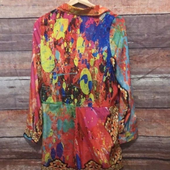 Mannish Vaid Romper Sz S B9 - Picture 4 of 4